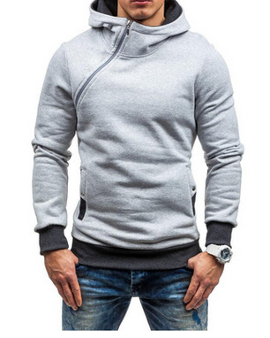 Fashlim™ Oblique Zipper Hoodie